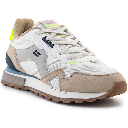 Sapatos Homem Sapatilhas D.Franklin Vibla ZIG Patch DFSH378008-BEIG Beige Bege