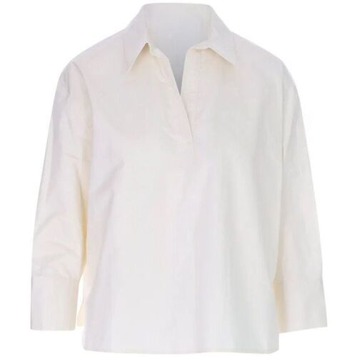 Textil Mulher camisas Kaos Collezioni RP1MR012-1096 Branco