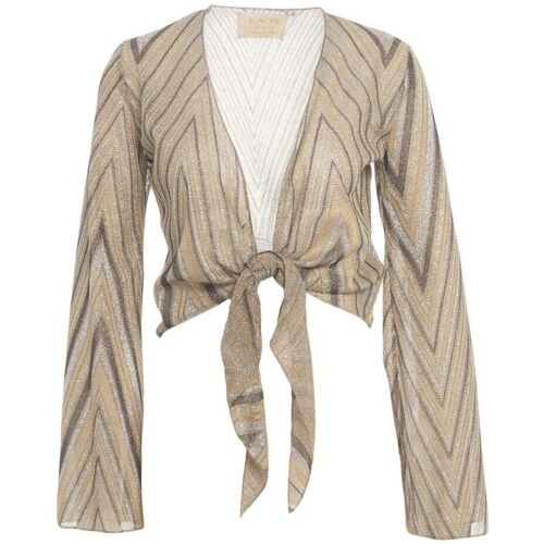 Textil Mulher camisolas Kaos Collezioni RPJMA015-2003 Ouro
