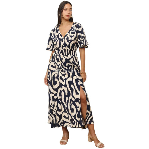Textil Mulher Vestidos La Modeuse 75061_P177439 Azul