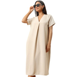 Textil Mulher Vestidos La Modeuse 75169_P177621 Bege