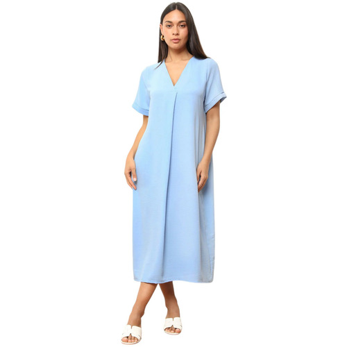Textil Mulher Vestidos La Modeuse 75173_P177625 Azul