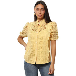 Textil Mulher camisas La Modeuse 75181_P176859 Amarelo
