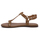 Sapatos Mulher Sandálias Keys CUOIO BUCLKE Castanho