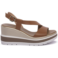 Sapatos Mulher Sandálias NeroGiardini NERO GIARDINI 329 ARMENIA COGNAC Castanho