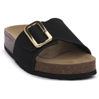 Sapatos Mulher Chinelos Valleverde NERO Preto