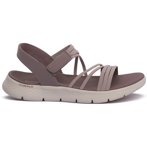 Sapatos Mulher Sandálias Skechers MVE GO WALK FLEX Bege
