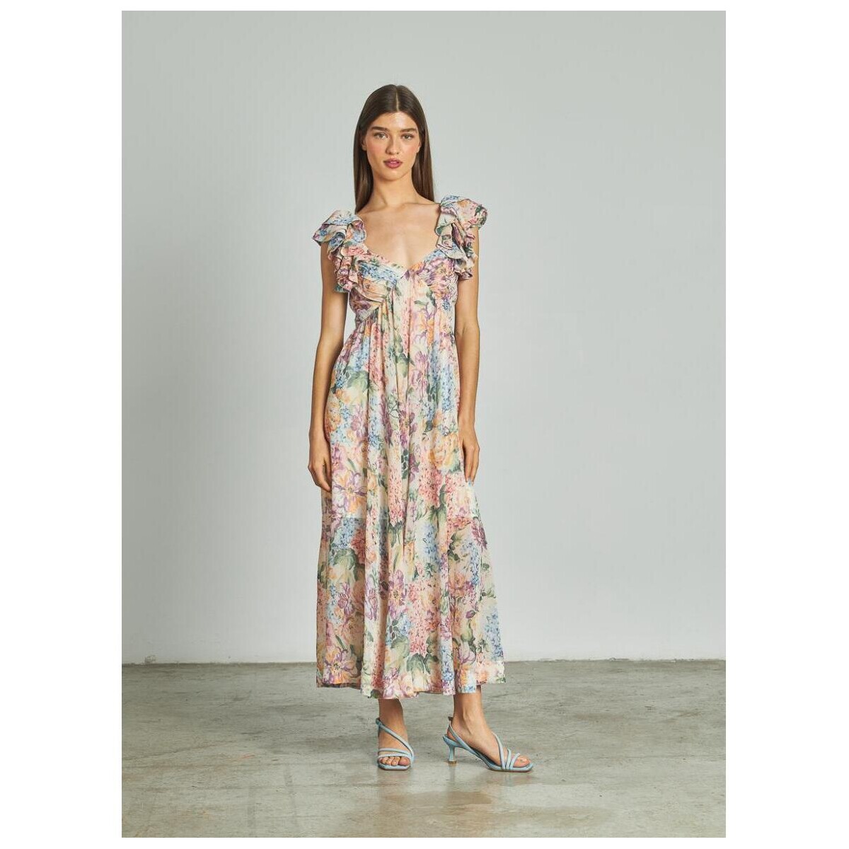Textil Mulher Vestidos ALMA EN PENA V25CL0209 Rosa