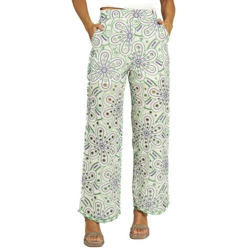 Textil Mulher Calças ALMA EN PENA V24CL303 Verde