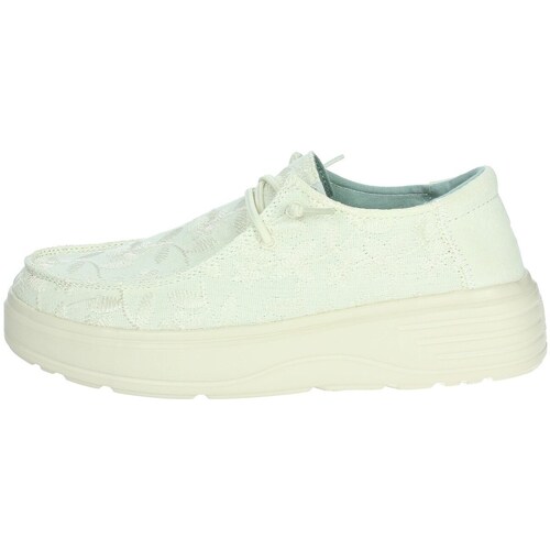 Sapatos Mulher Slip on Pitas BLOOM Branco