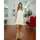 Textil Mulher Vestidos Swallow SW5421MC-18-1 Branco