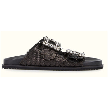 Sapatos Mulher Chinelos Keys  Preto