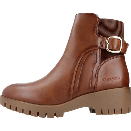 Sapatos Mulher Botas Chika 10 CARNAVALES 07 Castanho