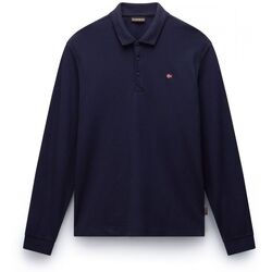Textil Homem T-shirts e Pólos Napapijri EALIS NP0A4I8Q-1761 BLU MARINE Azul