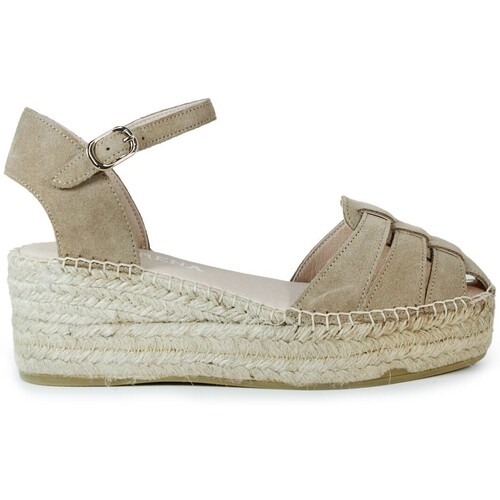 Sapatos Mulher Sandálias Macarena ALPARGATAS DE CUÑA EN YUTE NATURAL  JAVA 43 BEIGE Bege