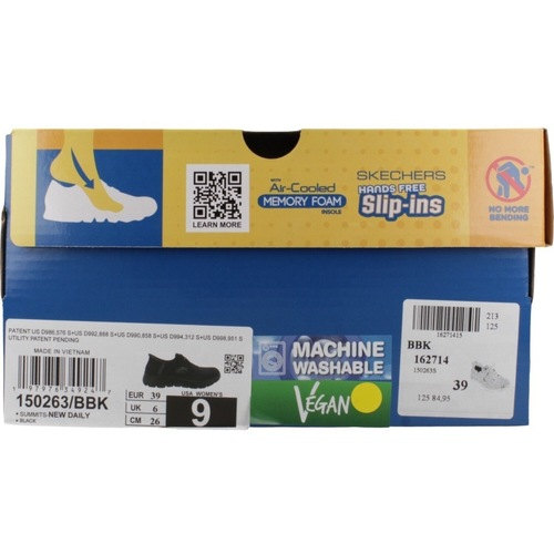 Skechers SLIP-INS - SUMMITS NEW DAILY Preto