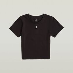 Textil Mulher Tops sem mangas G-Star Raw D26446-3310 CROPPED MINI-6484 BLACK Preto
