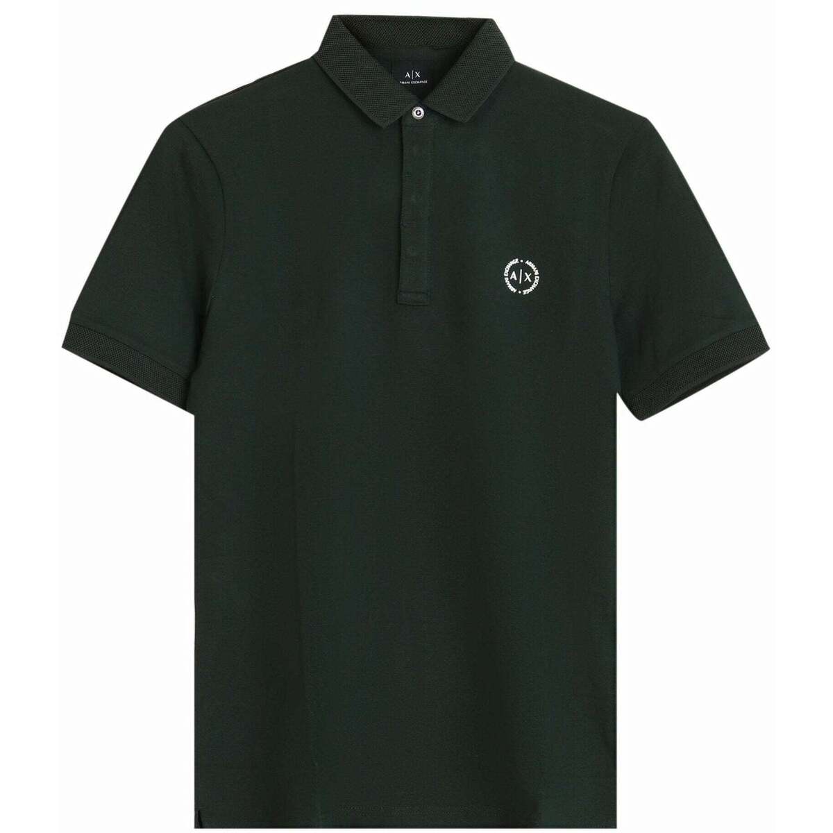 Textil Homem T-shirts e Pólos EAX 8NZF91ZJ81ZUB001-35-1 Verde