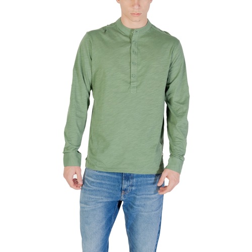 Textil Homem T-shirt mangas compridas Gianni Lupo GL1055F Verde