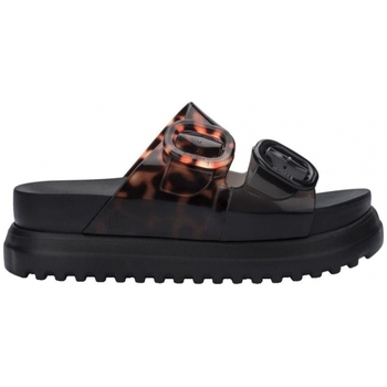 Sapatos Mulher Sandálias Melissa Sandálias Cozy Platform - Black/Clear Tortoise Preto