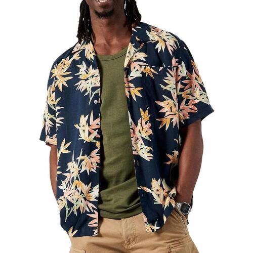 Textil Homem Camisas mangas curtas Kaporal  Azul