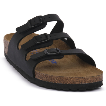 Sapatos Mulher Chinelos BIRKENSTOCK FLORIDA BLK CALZ S Preto