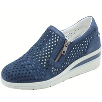 Sapatos Mulher Mocassins Valleverde 36213 Suede Azul