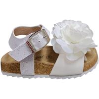 Sapatos Rapariga Sandálias GaËlle Paris BIRK Branco