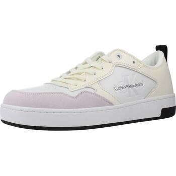 Sapatos Homem Sapatilhas Calvin Klein Jeans CUPSOLE LOW LTH MONO Branco