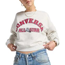 Textil Mulher Sweats Converse HERITAGE Cinza