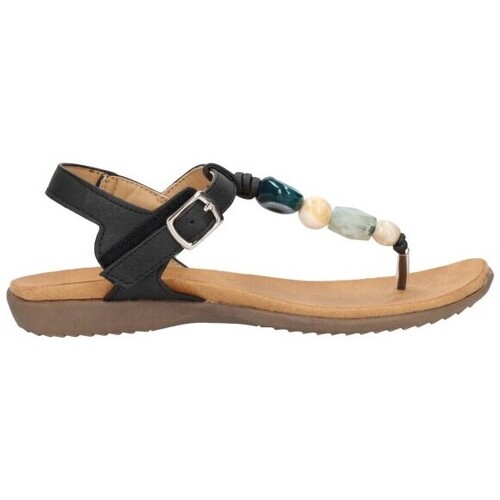 Sapatos Mulher Sandálias Amarpies ABZ28689 Mujer Negro Preto