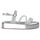 Sapatos Mulher Sandálias Alma Blue V25BLT115 Prata