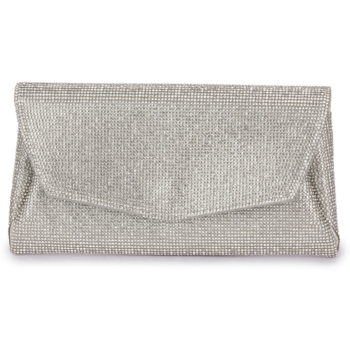 Malas Mulher Bolsa Kharisma ARGENTO STRASS Cinza