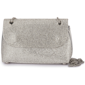 Malas Mulher Bolsa Kharisma ARGENTO STRASS Cinza