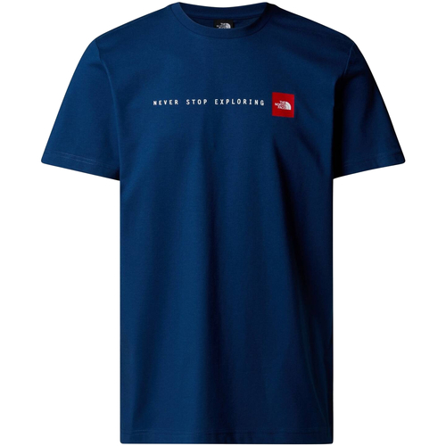 Textil Homem T-Shirt mangas curtas The North Face S/S Never Stop Exploring Tee Azul