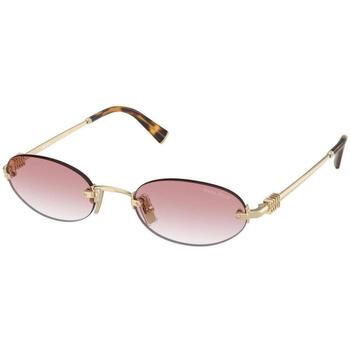 Relógios & jóias Mulher óculos de sol Miu Miu 0MU A54S ZVN70O Ouro