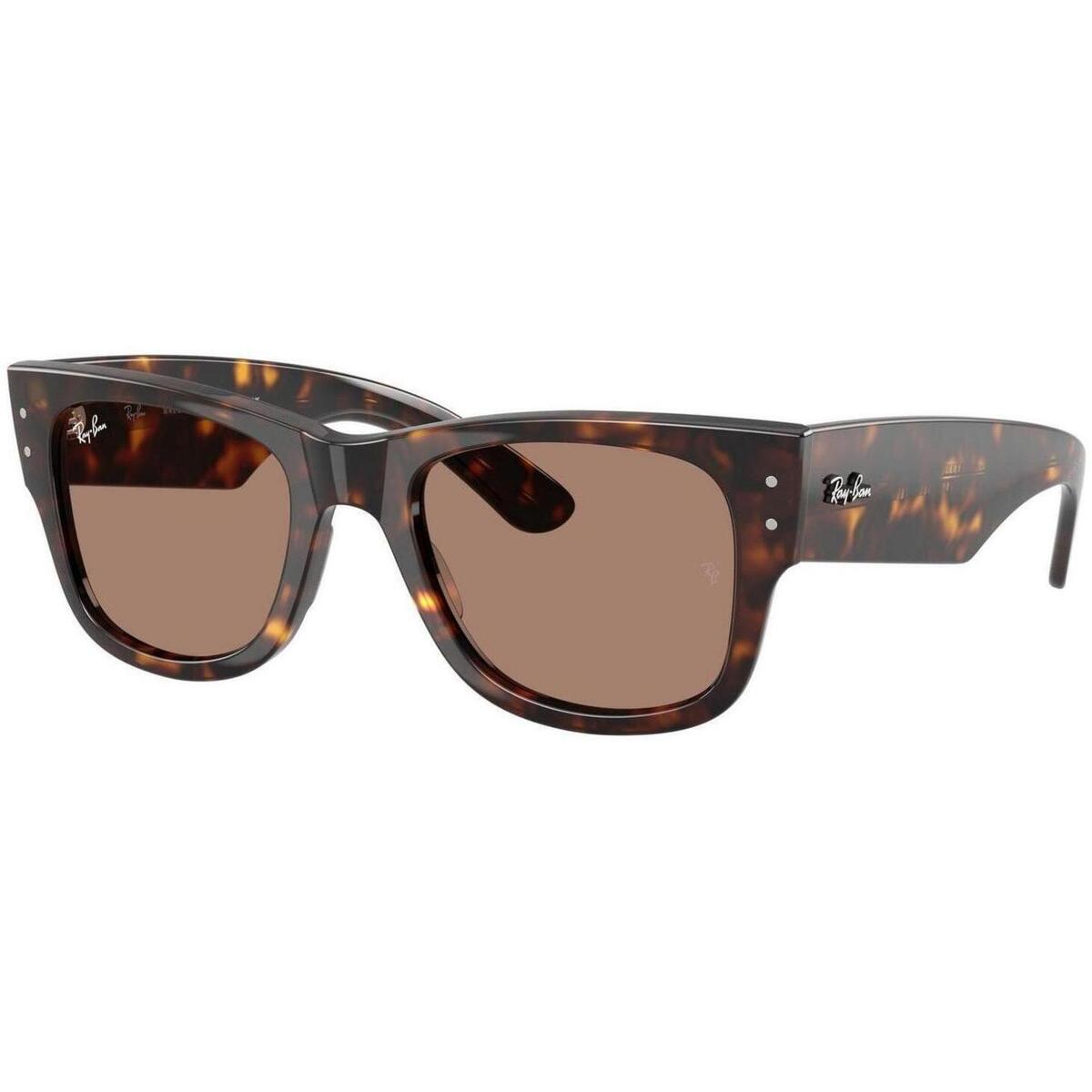 Relógios & jóias Homem óculos de sol Ray-ban MEGA WAYFARER UNISEX 0RB0840S 902/1A Castanho