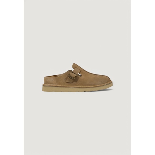 Sapatos Homem Chinelos Clarks SOLSBURY MULE 26180882 Bege