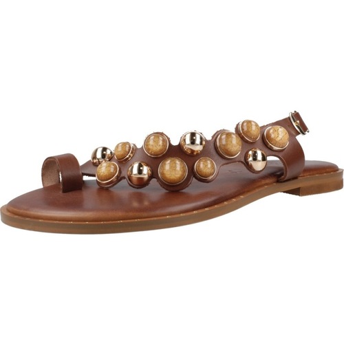 Sapatos Mulher Sandálias Caryatis 62043C Castanho