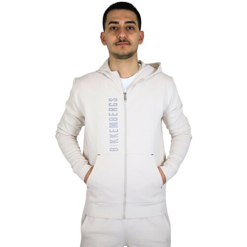 Textil Homem Sweats Bikkembergs BKKS0016 Branco