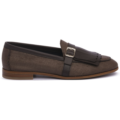 Sapatos Mulher Mocassins Frau RAFFIA MORO Castanho
