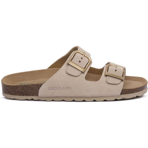 Sapatos Mulher Chinelos Grunland LATTE 70SARA Branco