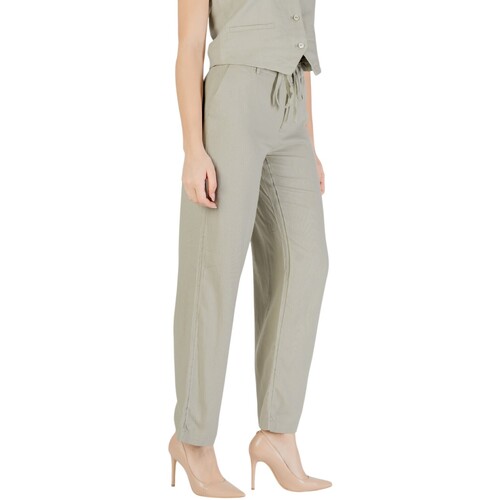 Only ONLCARO MW LINEN BL STR BELT PANT CC TLR 15338710 Verde