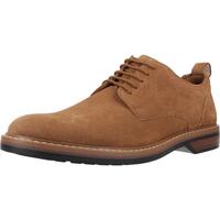 Sapatos Homem Sapatos Clarks ALDWIN LACE SUEDE Castanho