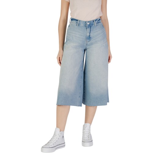 Textil Mulher Shorts / Bermudas Only Onlla Brea Hw Long Dnm Tai 15341131 Azul