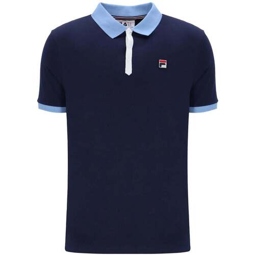 Textil Homem T-shirts e Pólos Fila Panatta 2 Polo Shirt  Navy/Vista Blue/White Azul