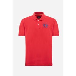 Textil Homem T-shirts e Pólos La Martina CCMP01 PK001 - MIGUEL-06008 FORMULA ONE Vermelho