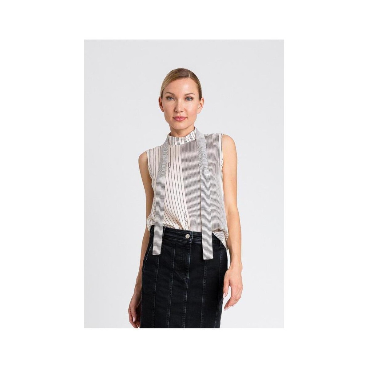 Textil Mulher Tops sem mangas Twinset Actitude 251AP2202 Azul