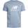 Textil Homem T-Shirt mangas curtas New Balance Camiseta com logotipo Sport Essentials Azul