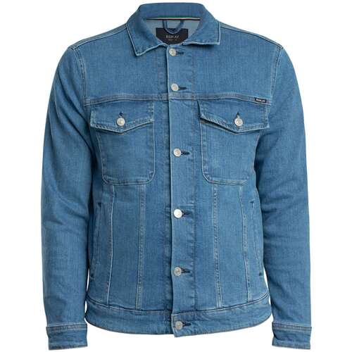 Textil Homem casacos de ganga Replay Jaqueta jeans Azul